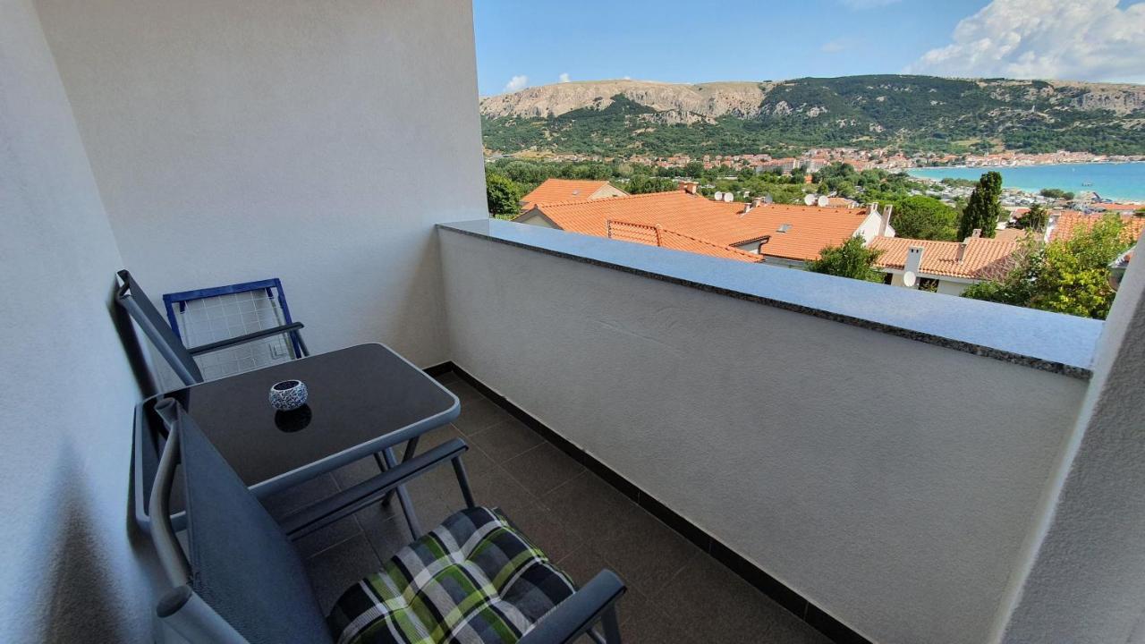 Apartment Helmut With Sea View Baška Kültér fotó