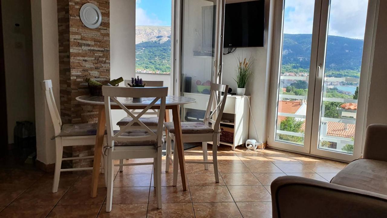 Apartment Helmut With Sea View Baška Kültér fotó